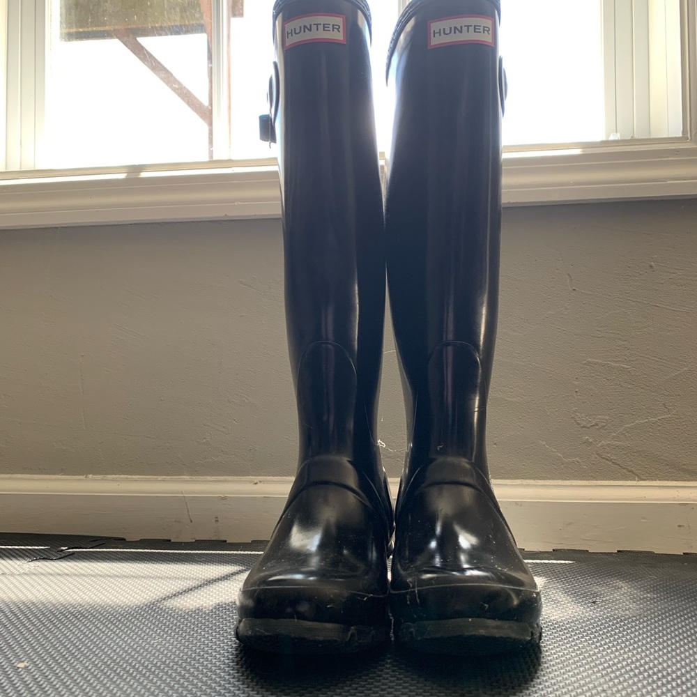 Black Women’s Hunter Boots Size 5